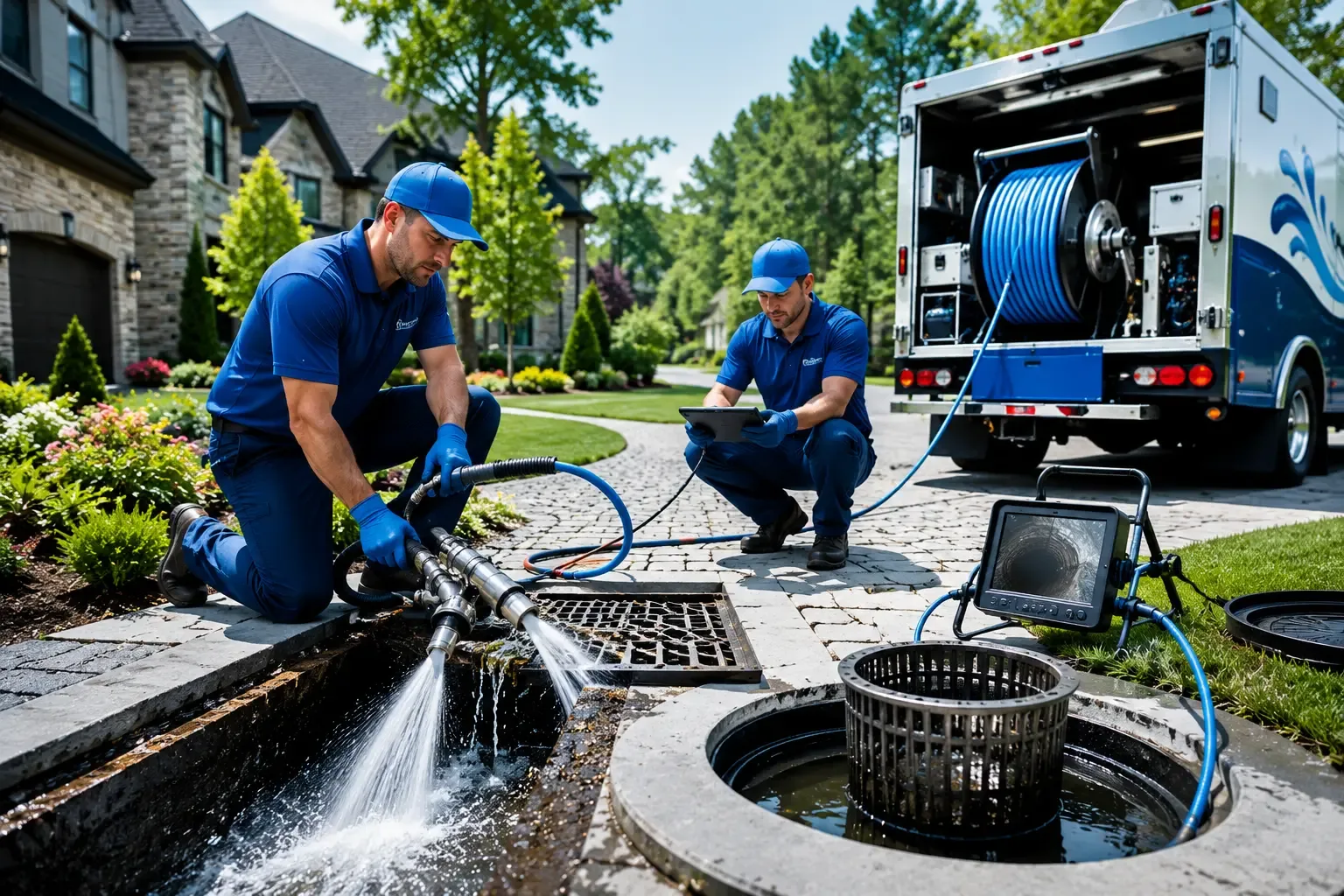 Local outdoor drain cleaning professionals in Conover, WI